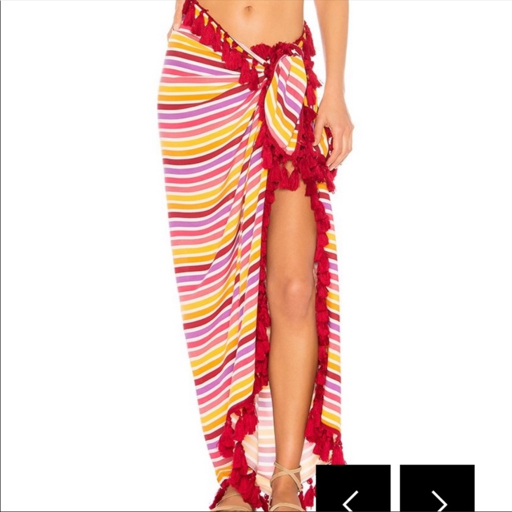 NEVER BEEN WORN Tularosa striped sarong